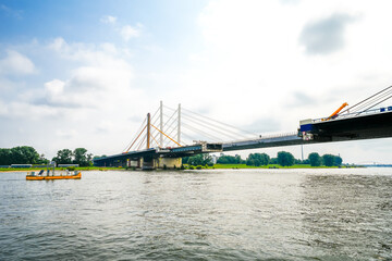 View of the surrounding area at the harbor in Duisburg.
Industrial port on the Ruhr.