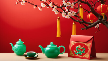 A pair of Chinese New Year festive