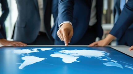 Business Team Discussing Global Trade Agreements