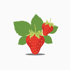 Fresh and Vibrant Strawberry Vector Design for Any Project.