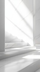 Obraz premium Sunlit Minimalist Steps