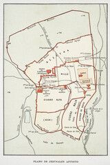 Map of Old Jerusalem