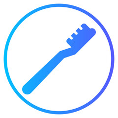 Tooth Brush gradient icon