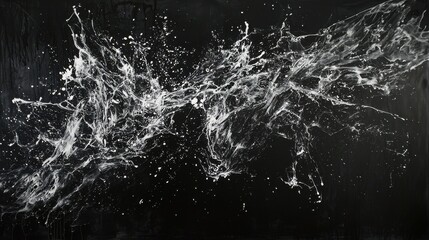 Captivating Streaks of Motion from Torrential Rain Showcasing Dynamic Water Patterns