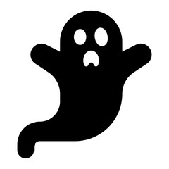 ghost glyph icon