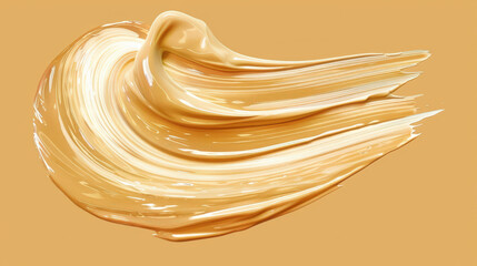 cosmetic beige application foundation