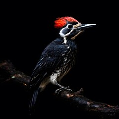Obraz premium beautiful animal in a studio isolated on black wild life