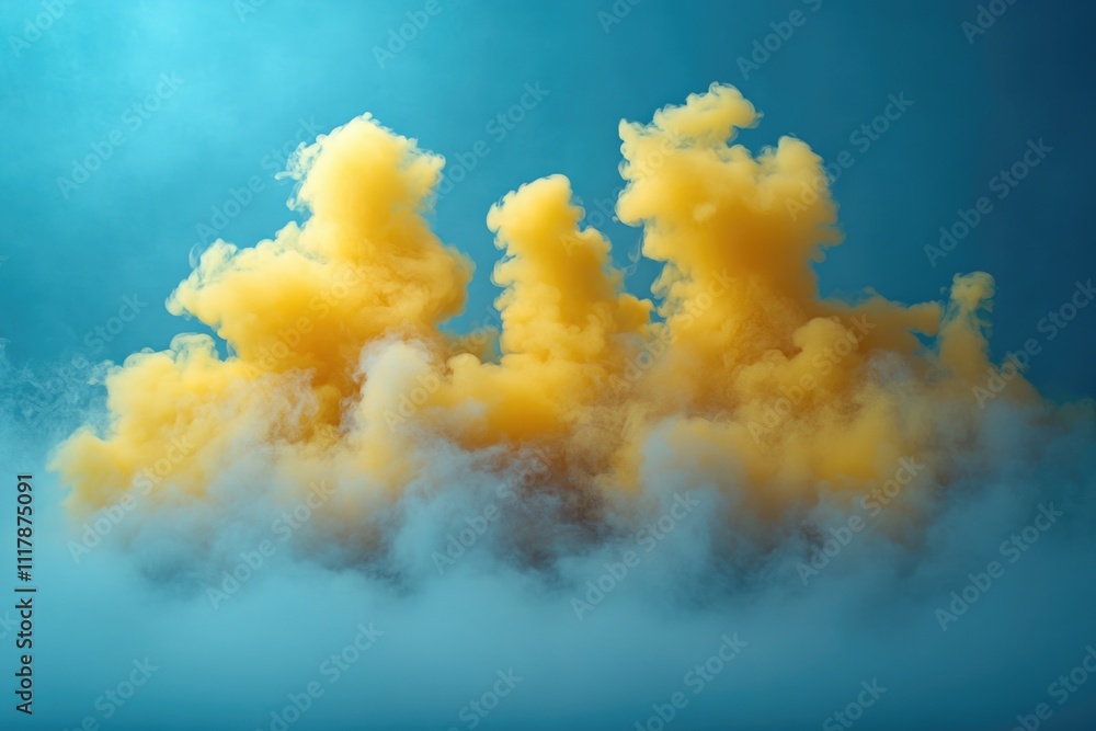 Canvas Prints A plane flying through a cloud-filled sky with sunbeams shining through