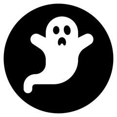 ghost glyph icon
