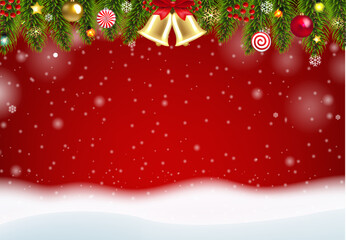 red christmas background