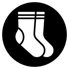 socks glyph icon