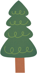 green christmas tree