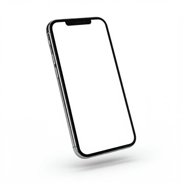 phone mockup isolated on white
