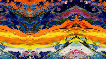 Abstract art background . Hand painting artwork on canvas .