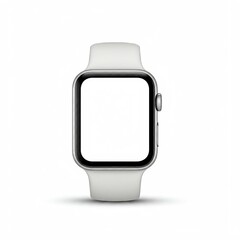 Realistic smartwatch mockup isolated on a white background. Ideal for UI presentation, app design, fitness tracking and technology advertising