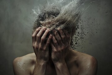 Exploring the heavy burden of mental distress through powerful photography and visual art