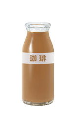 コーヒー牛乳 イラスト リアル 瓶