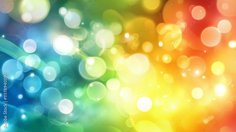 Poster vibrant and stunning abstract background showcasing a beautiful array of fresh and vivid colors