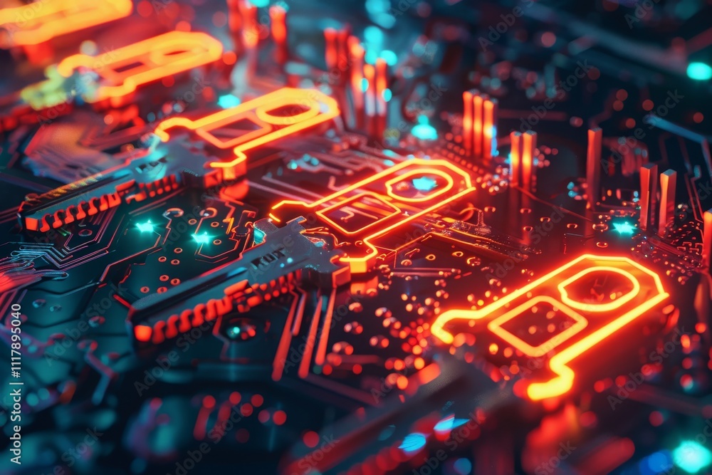 Poster a futuristic depiction of interconnected devices symbolizing the evolution of the internet of things