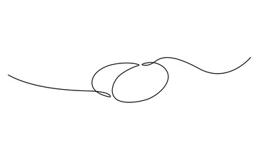 Potatoes vector illustration. One continuous line drawing art illustration, One line drawing features two potatoes in a simple and elegant continuous line, creating a modern minimalist artwork.