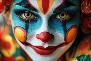 Young girl wearing traditional dress celebrating spring holiday carnival generative ai