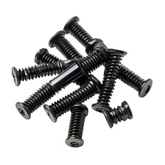Fastener collection workshop product photography indoor setting close-up view industrial components for home improvement
