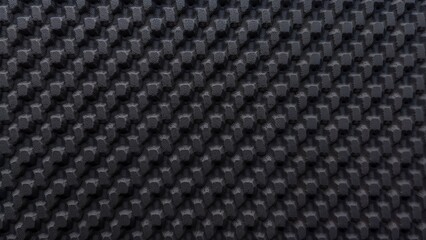Uniform textured surface of rubber shoe sole suitable for backgrounds and material designs