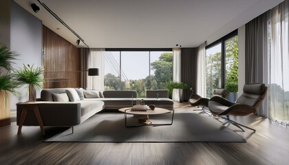 Cozy modern living room with a mix of textures and patterns for visual interest