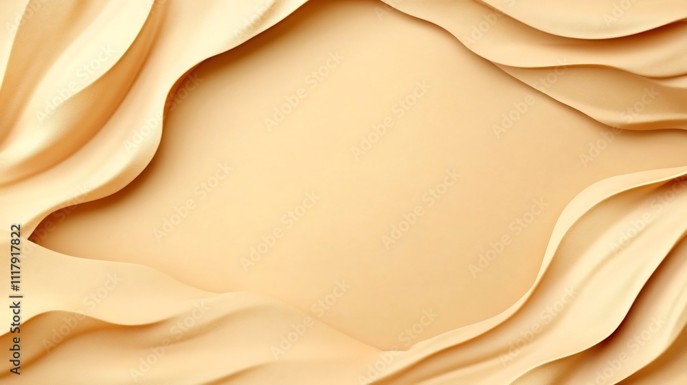 Poster soft abstract beige sand patterns with faint textures and movement