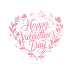 Happy valentine's day typography T-shirt design vector art