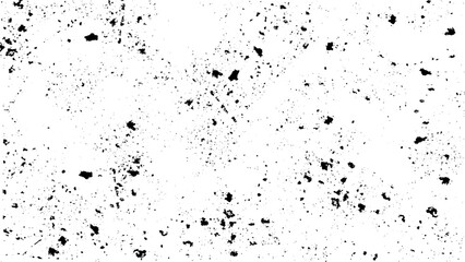 Distress overlay textured. Grunge design elements. Black grainy texture isolated on white background.