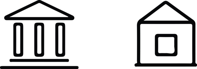 Bank icon vector. Bank vector icon. Bank vector icon. Bank