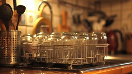 Modern dishwasher  efficient kitchen appliance for hassle free housework and dish cleaning