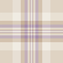 Garment fabric tartan check, bandana pattern vector background. Cosy texture seamless plaid textile in light and pastel colors.