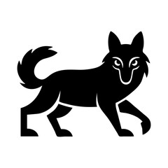 wolf vector icon