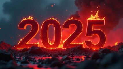 burning numbers 2025 amidst destruction and chaos.