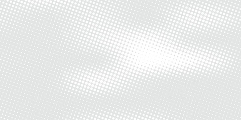Dotted gradient vector illustration, white and black halftone background, horizontal seamless dotted lines, monochrome dots texture backdrop, retro effect. modern