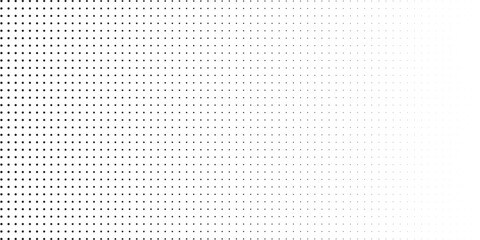 Dotted gradient halftone background. Horizontal seamless dots pattern in pop art style. Abstract modern stylish texture.
