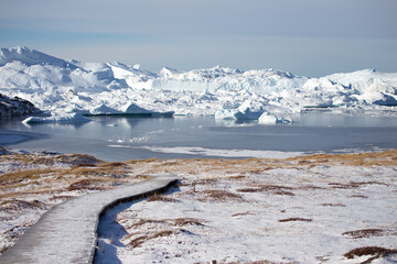 Ilulissat, a city under the Arctic iceberg