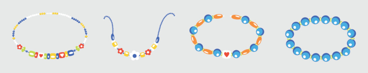 Colorful Bead Necklaces and Bracelets Designs: A Collection of  Unique Jewelry Styles