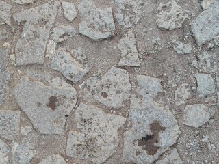 Texture of paving stones