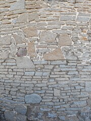 A medieval stone wall