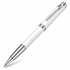Naklejka premium Elegant Gold-Plated Ballpoint Pen with Smooth Writing Ink for Luxury Stationery Enthusiasts