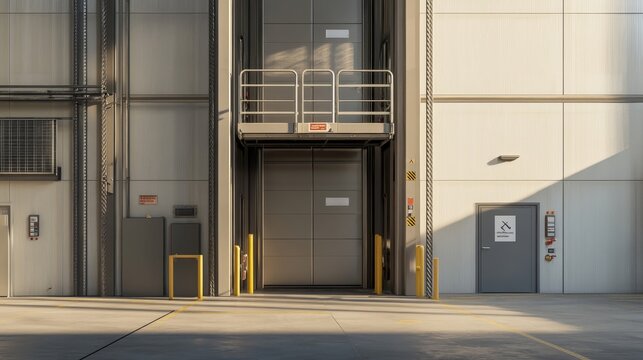 Industrial Outdoor Freight Elevator for Construction Sites
