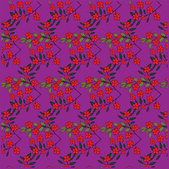 seamless pattern with butterflies