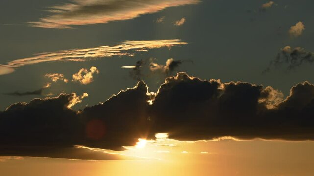 Spectacular Desert Sunrise Time Lapse