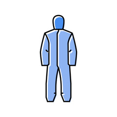 coveralls ppe protective equipment color icon vector. coveralls ppe protective equipment sign. isolated symbol illustration