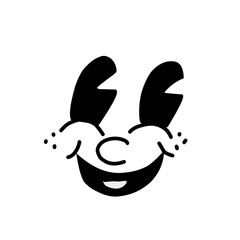 cartoon mascot character funny face