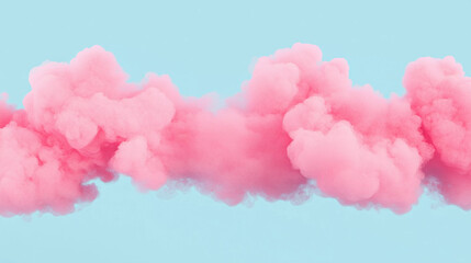 Fototapeta premium Colorful vapor clouds fill the air in a vibrant display against a soft backdrop during a creative event. Generative AI