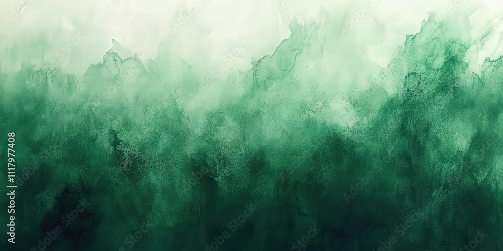 Aufkleber ethereal green abstract background with soft gradient and fluid texture for creative design and arti